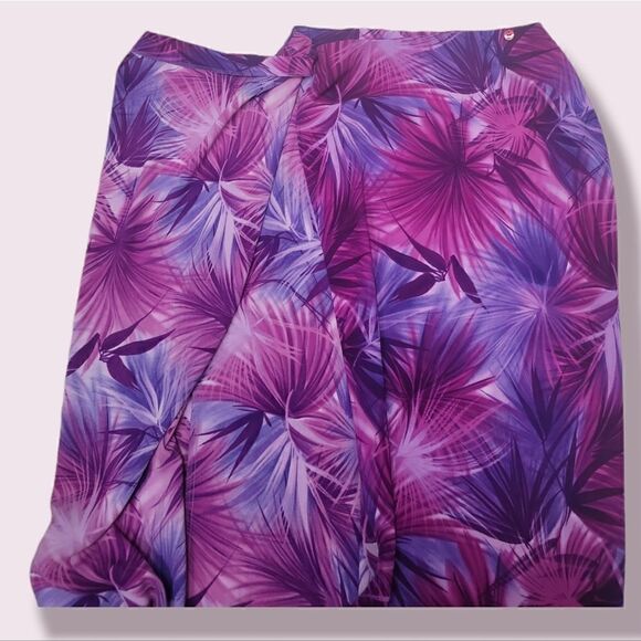 AGB Purple Wrap Skirt Size 14 - Picture 3 of 4